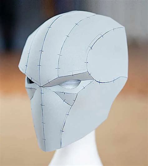 Draw a line down the center of both the front and crown <strong>templates</strong>. . Cardboard helmet template pdf free